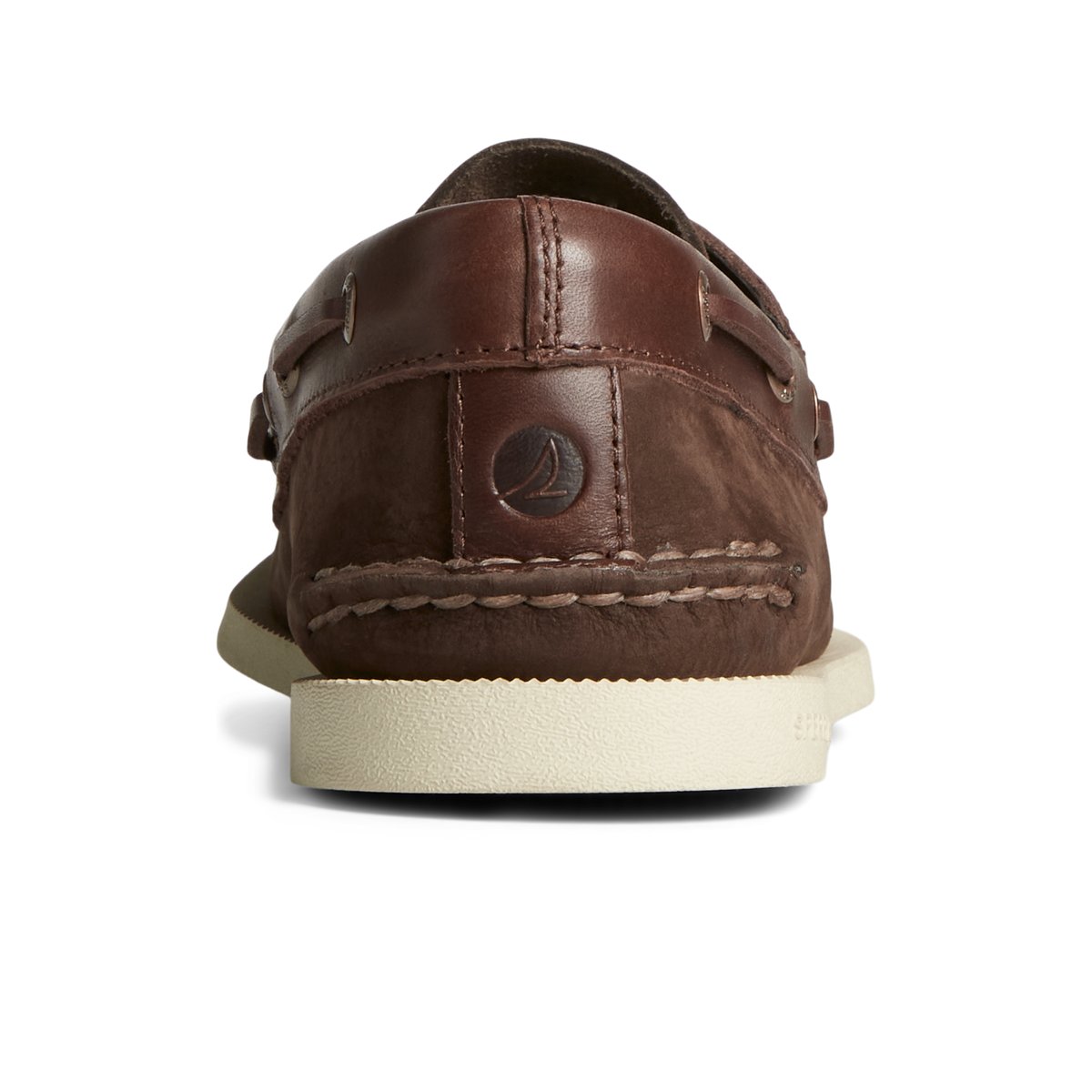 Brown Sperry Authentic Original Nubuck Boat Shoe | 2918-PBSXQ