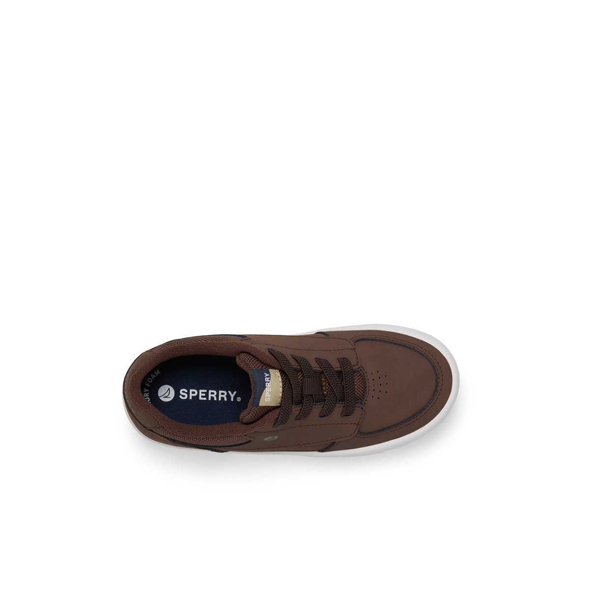 Brown Sperry Boardwalk Leather Sneaker | 2648-UNCBP