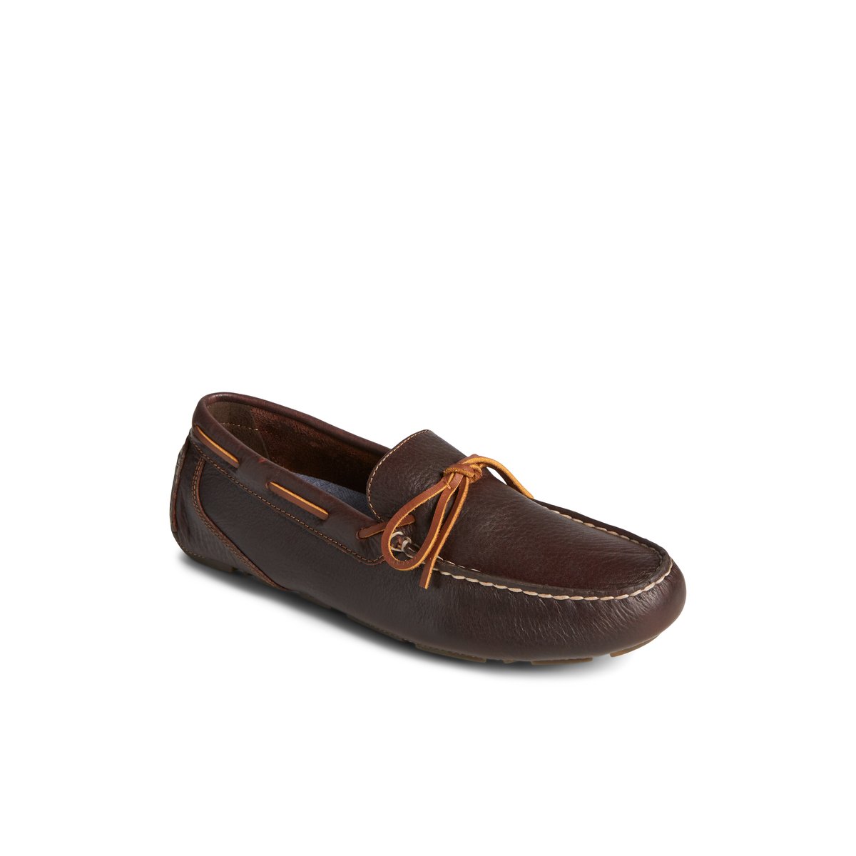 Brown Sperry Davenport Pull Up Leather 1-Eye Driver | 0725-DMWRQ