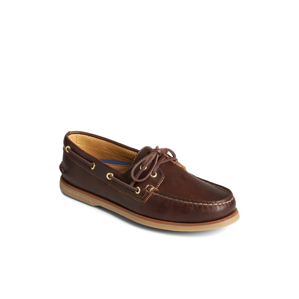 Brown Sperry Gold Cup Authentic Original Orleans Leather Boat Shoe | 9385-ZKWGU