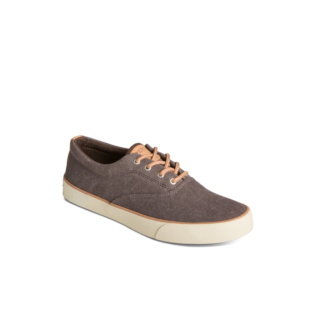 Brown Sperry Striper II Washed Canvas CVO Sneaker | 3940-IGYPO