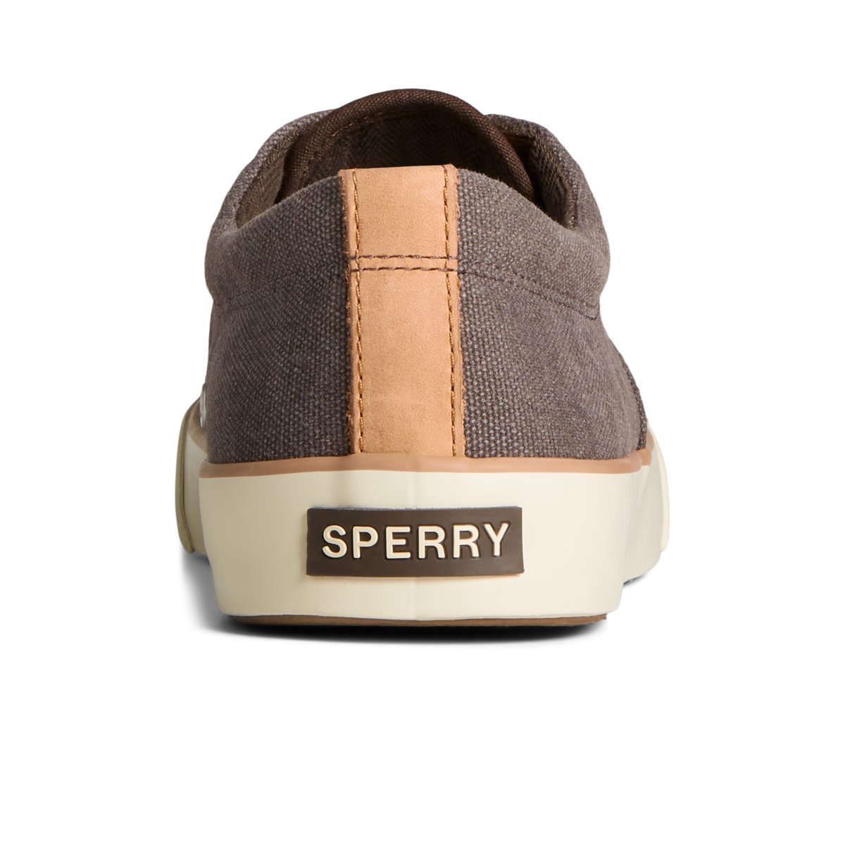 Brown Sperry Striper II Washed Canvas CVO Sneaker | 3940-IGYPO