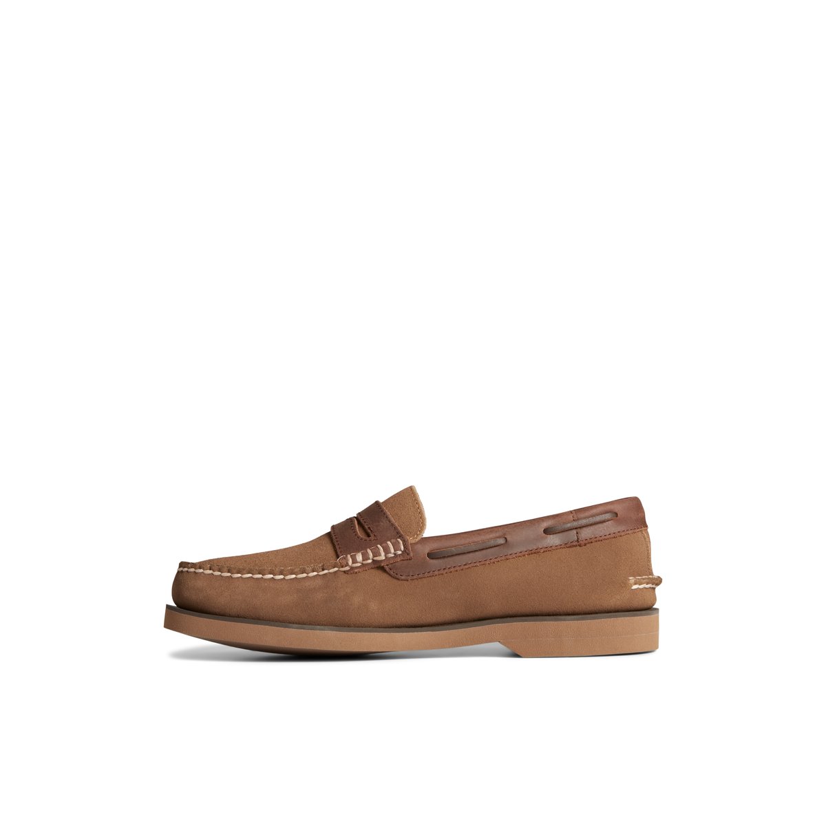 Dark Beige Sperry Authentic Original Penny Loafer | 6138-ESKLD