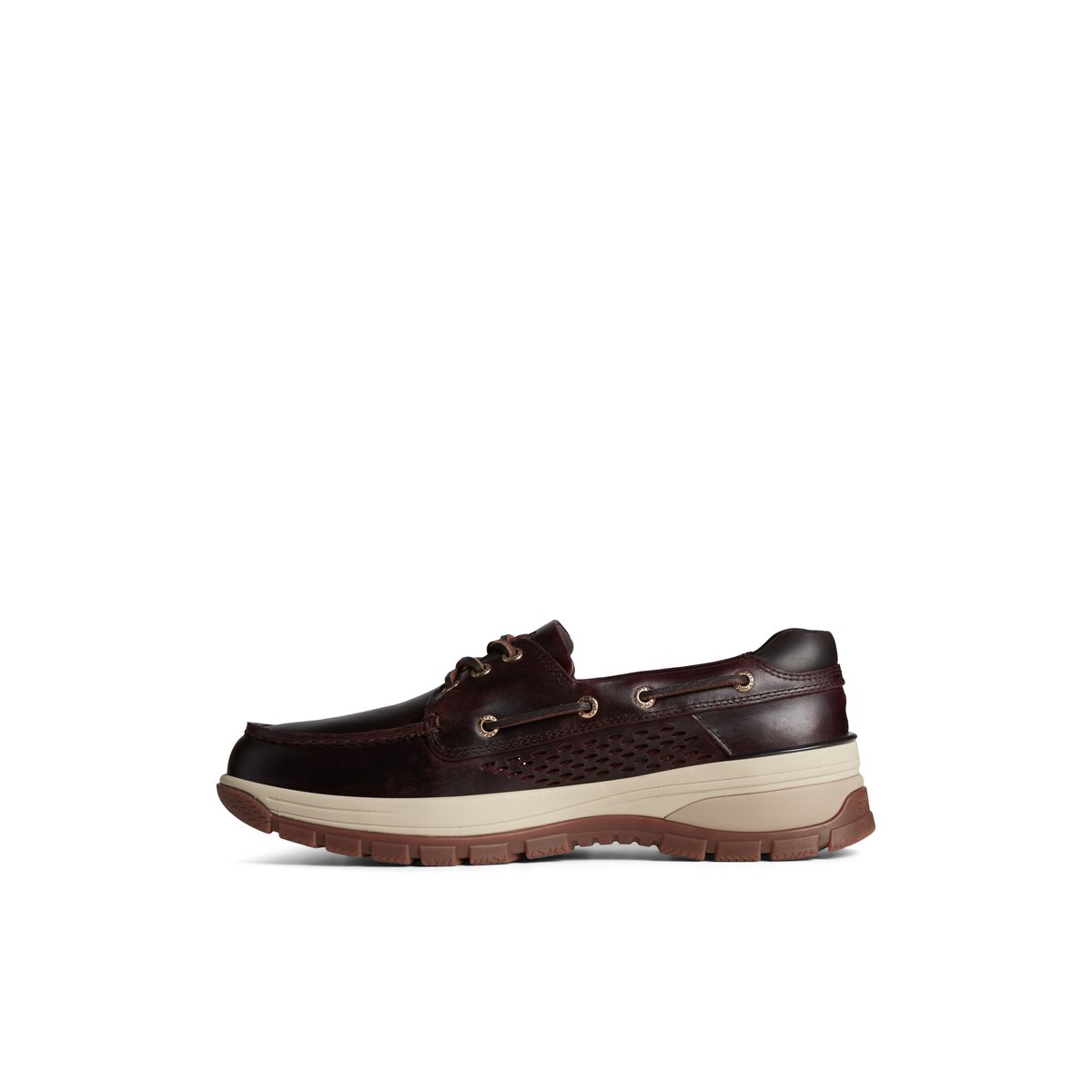 Dark Brown Sperry Gold Cup Billfish PLUSHWAVE Boat Shoe | 1893-STGLY