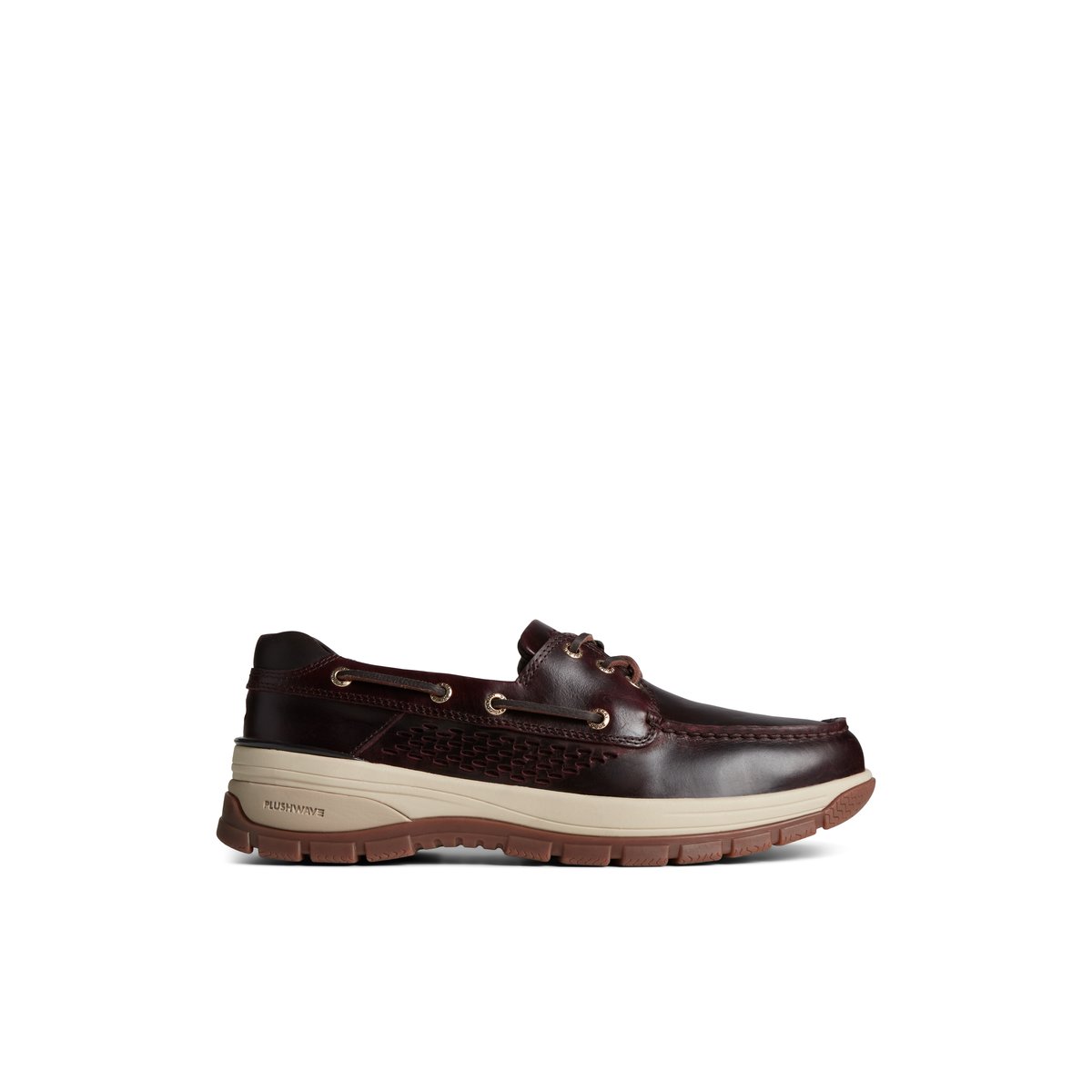 Dark Brown Sperry Gold Cup Billfish PLUSHWAVE Boat Shoe | 1893-STGLY