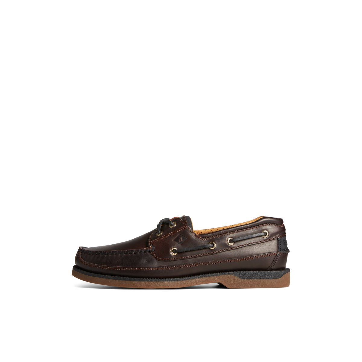 Dark Brown Sperry Gold Cup Mako Boat Shoe | 8196-LGEJM