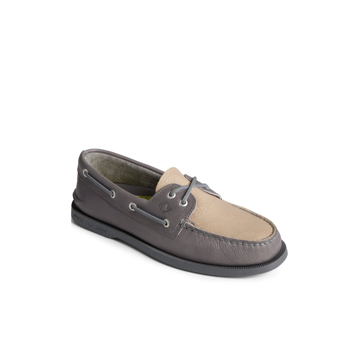 Grey Sperry Authentic Original Tumbled Boat Shoe | 0439-BQZKD