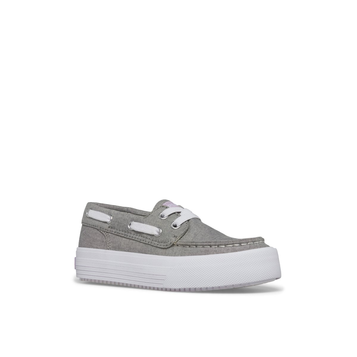 Grey Sperry Bahama Platform Sneaker | 0632-NMWAX