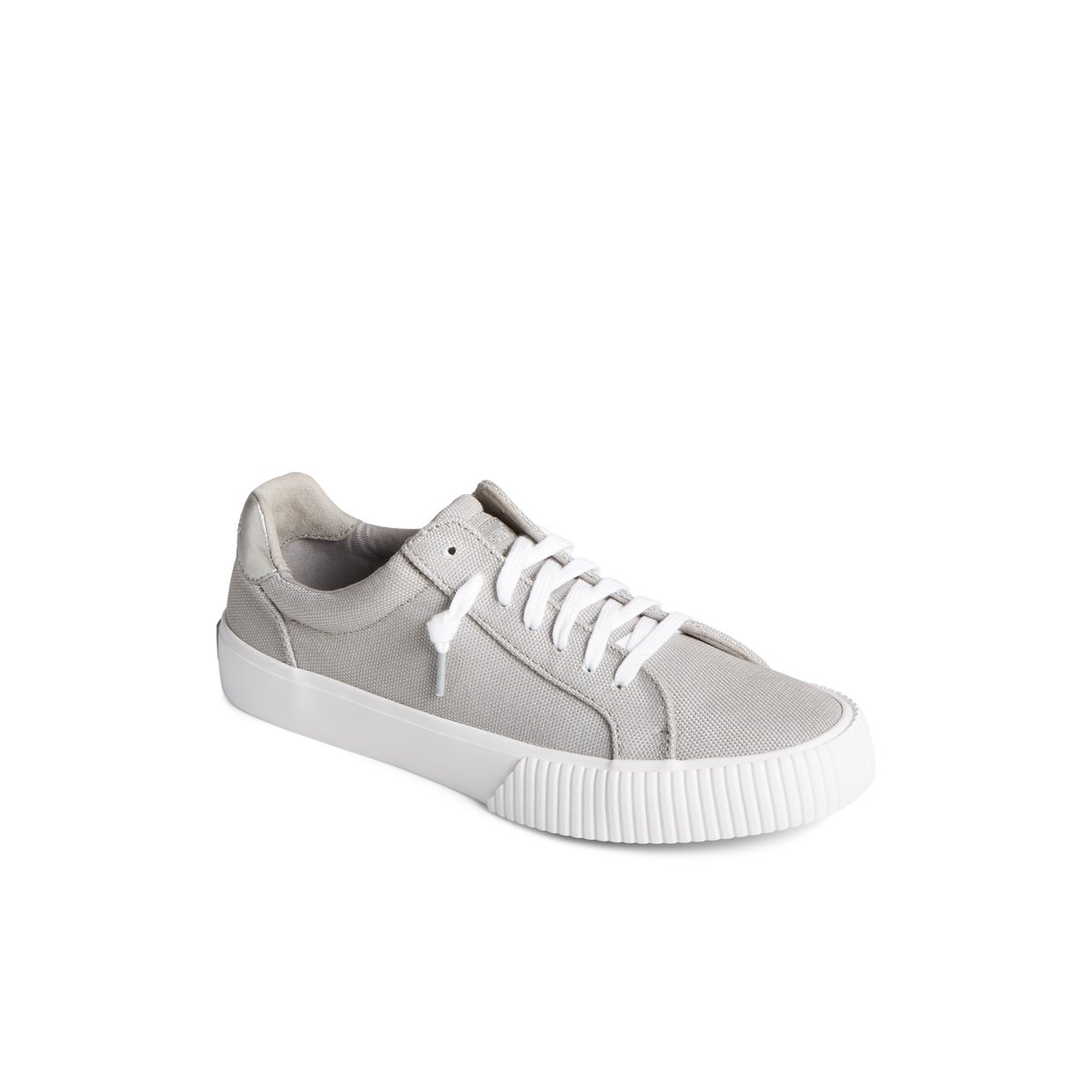 Grey Sperry Bermuda Metallic Sneaker | 6435-WNUDO