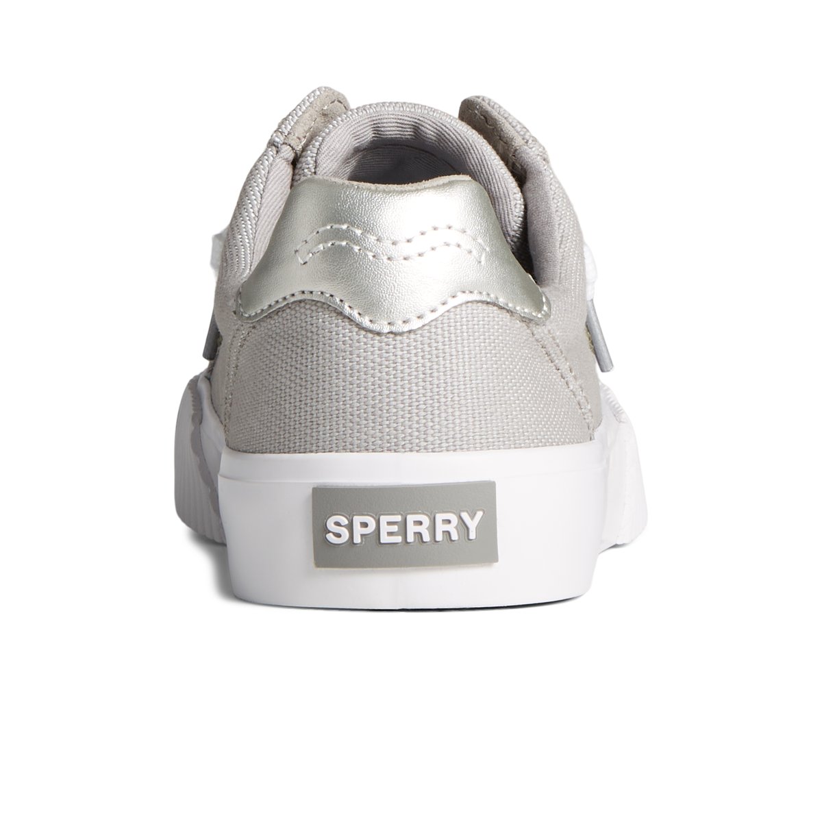 Grey Sperry Bermuda Metallic Sneaker | 6435-WNUDO