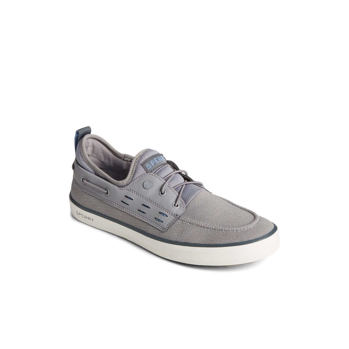 Grey Sperry SeaCycled Fairlead Boat Sneaker | 7396-KQEFW