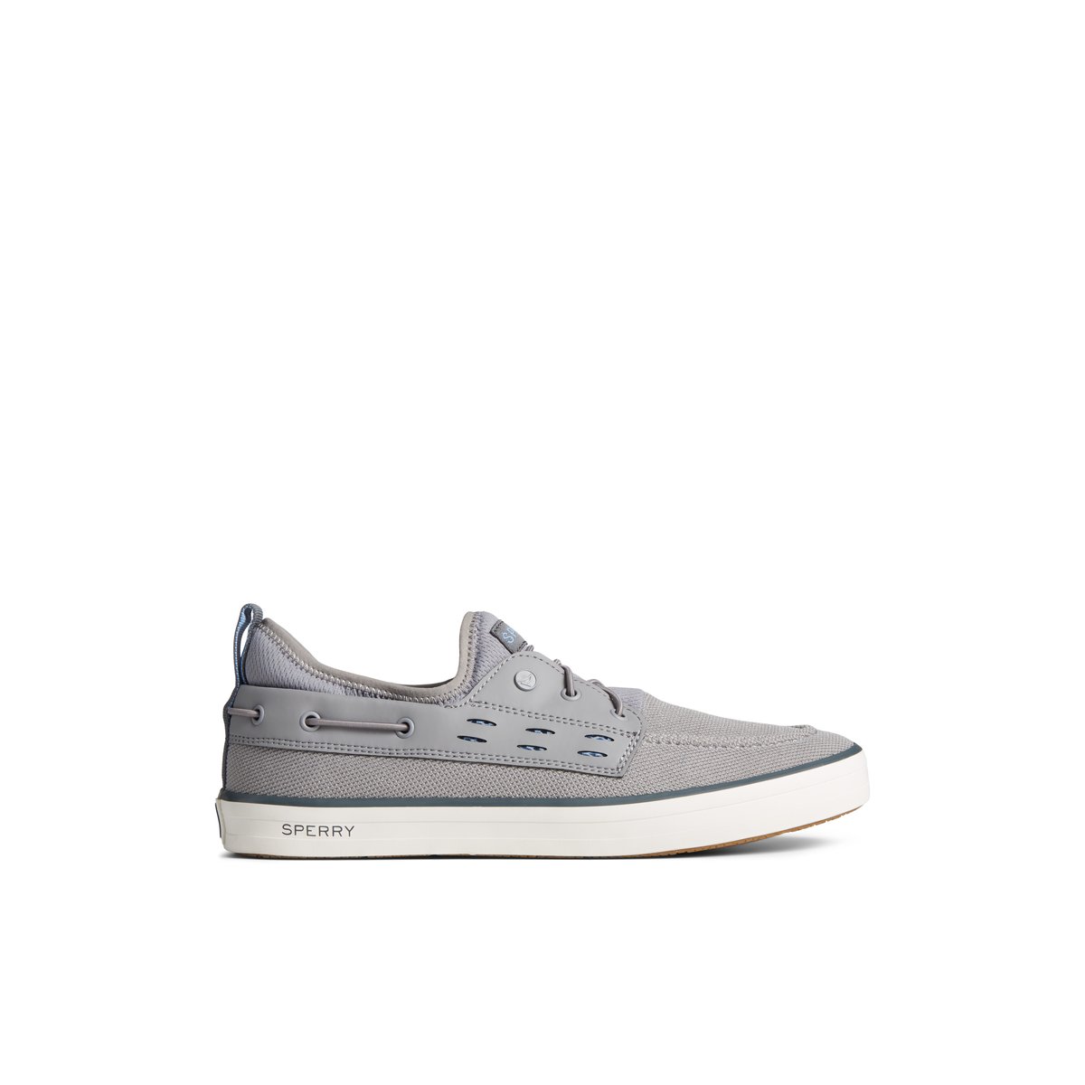 Grey Sperry SeaCycled Fairlead Boat Sneaker | 7396-KQEFW