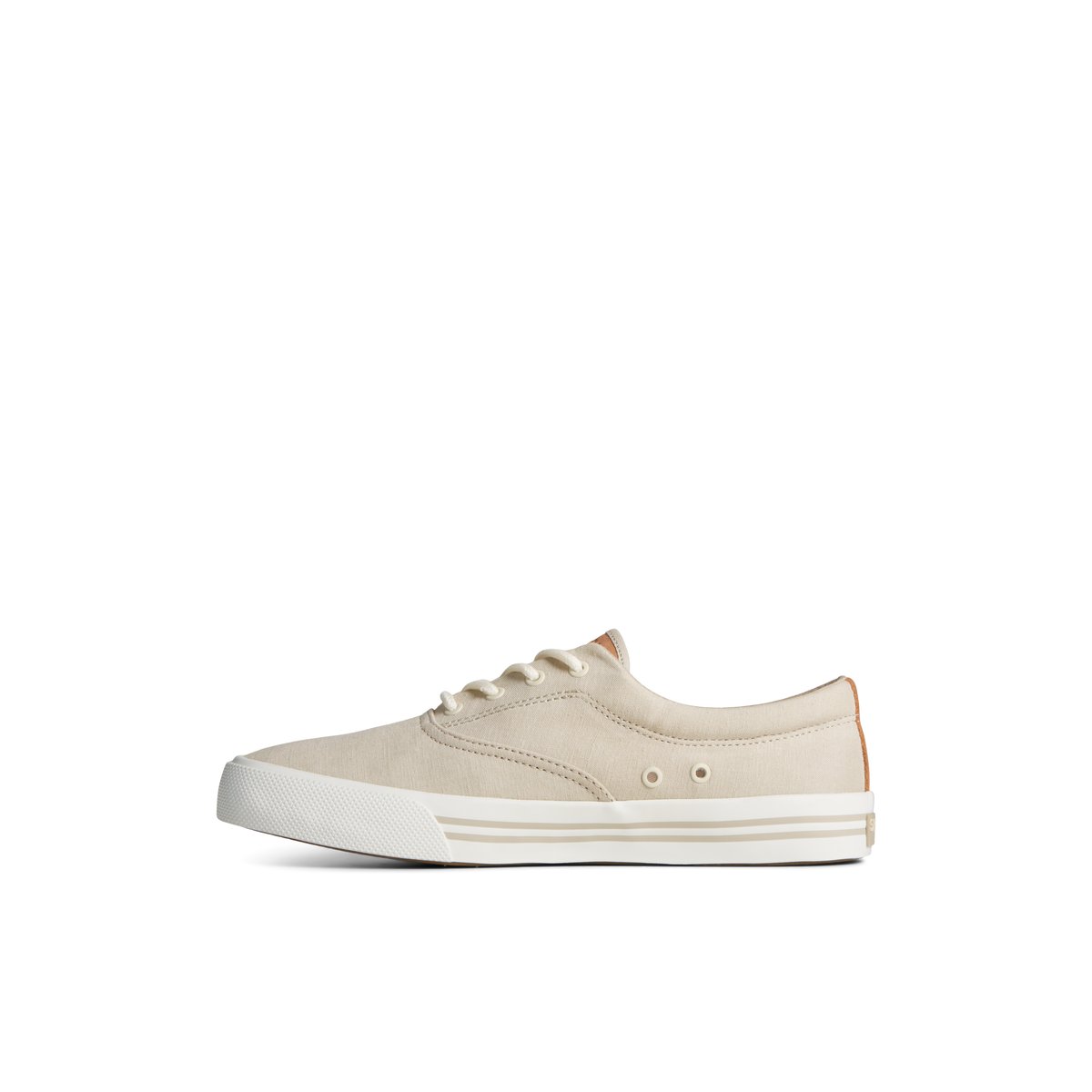 Grey Sperry Striper II Linen CVO Sneaker | 6029-OYGEC