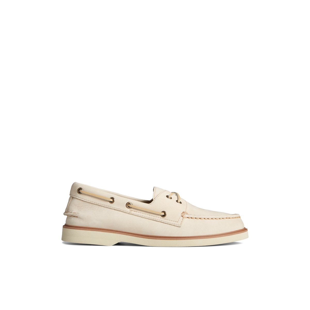 Khaki Sperry Authentic Original Double Sole Nubuck Boat Shoe | 3176-OFQXZ