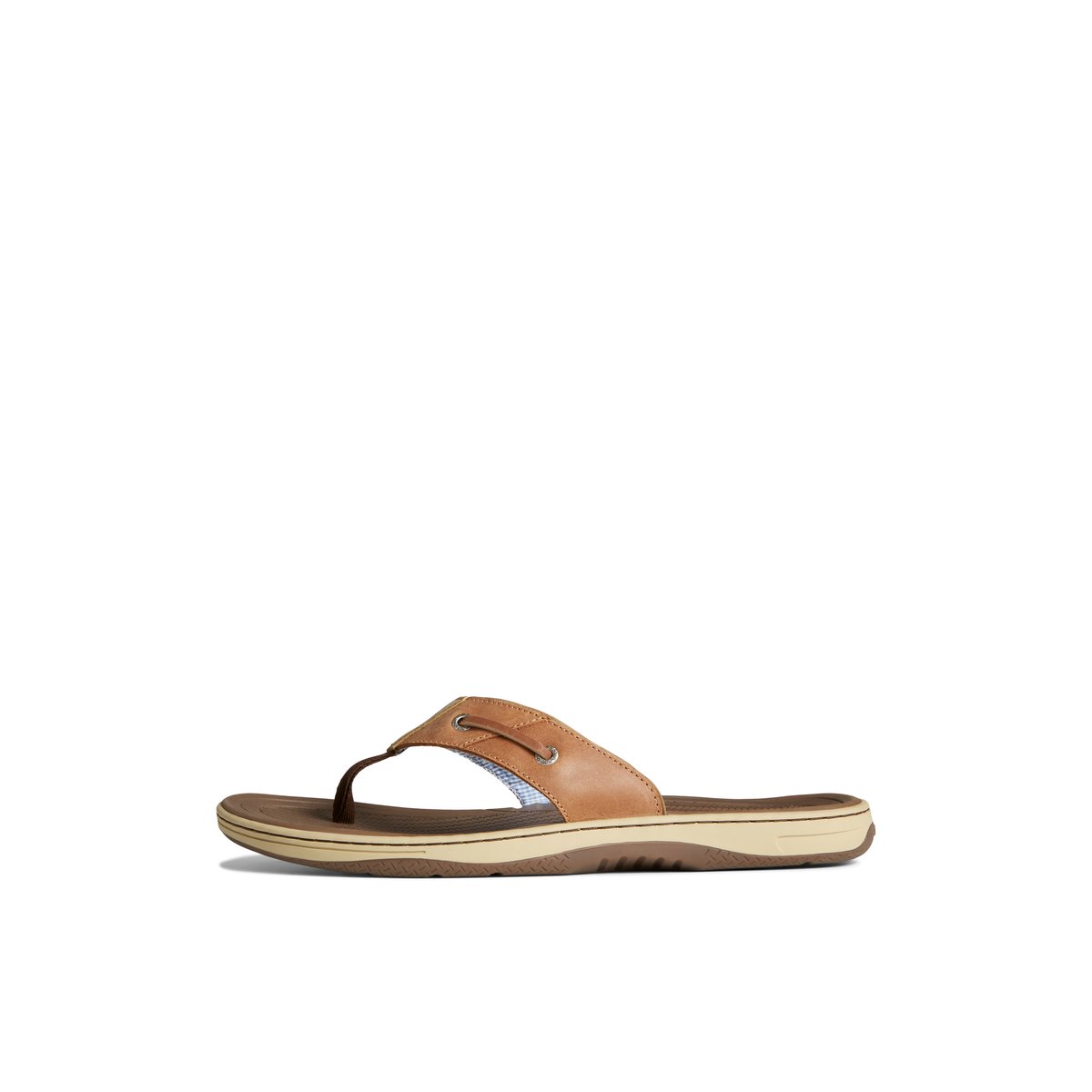 Light Brown Sperry Baitfish Flip Flops | 6028-CTGUF