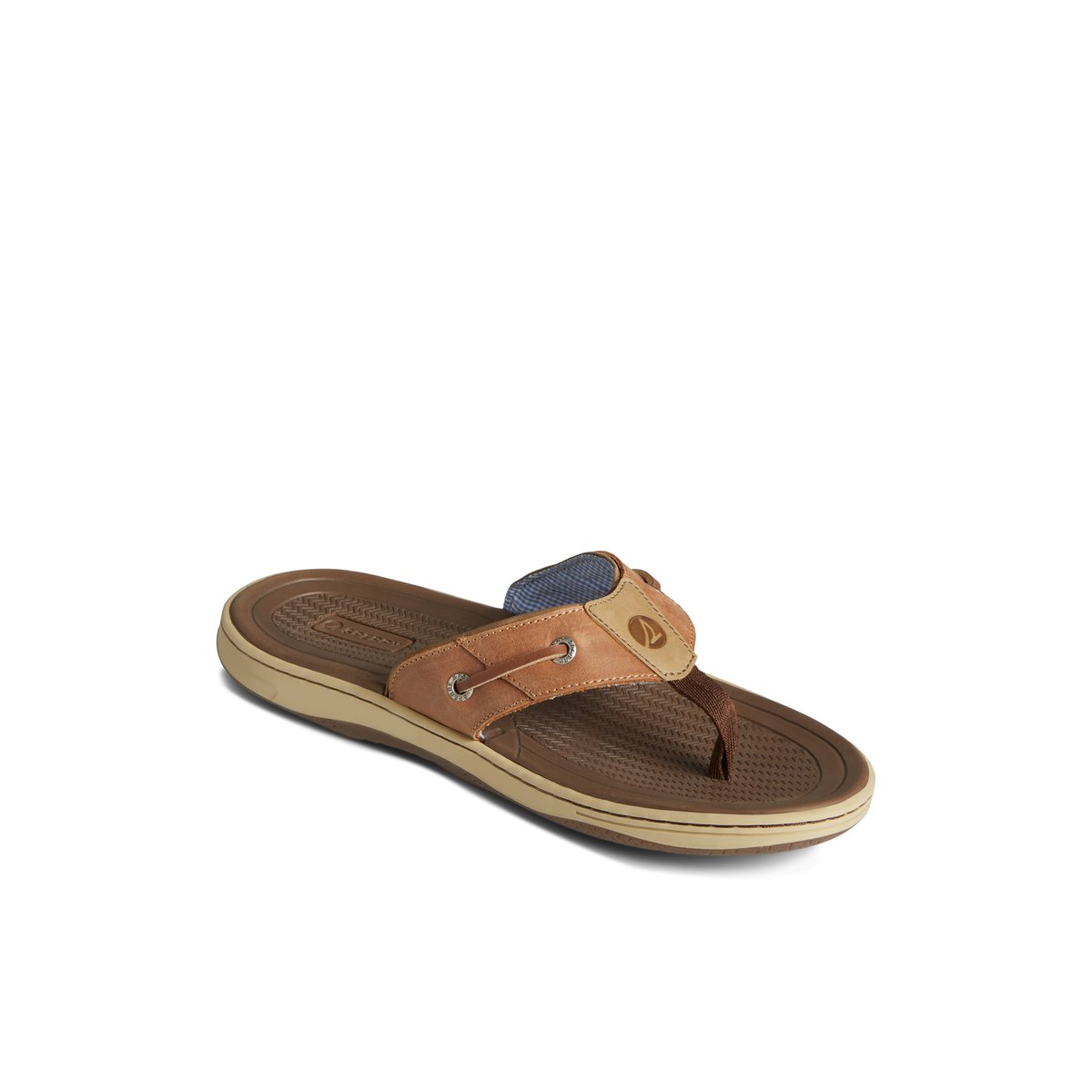 Light Brown Sperry Baitfish Flip Flops | 6028-CTGUF