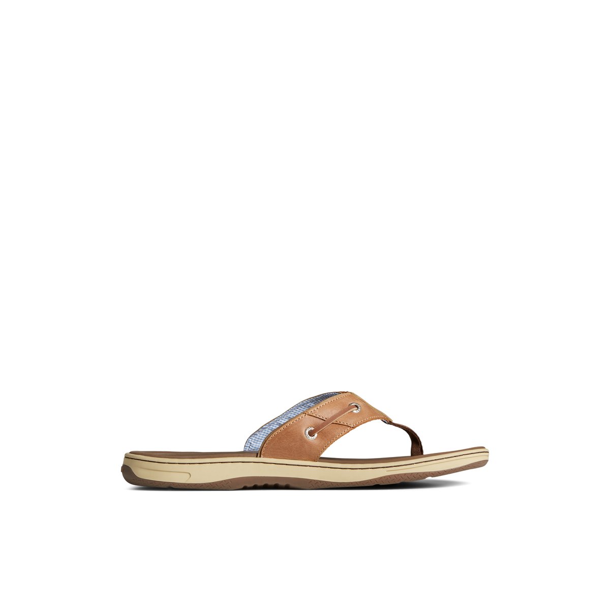 Light Brown Sperry Baitfish Flip Flops | 6028-CTGUF