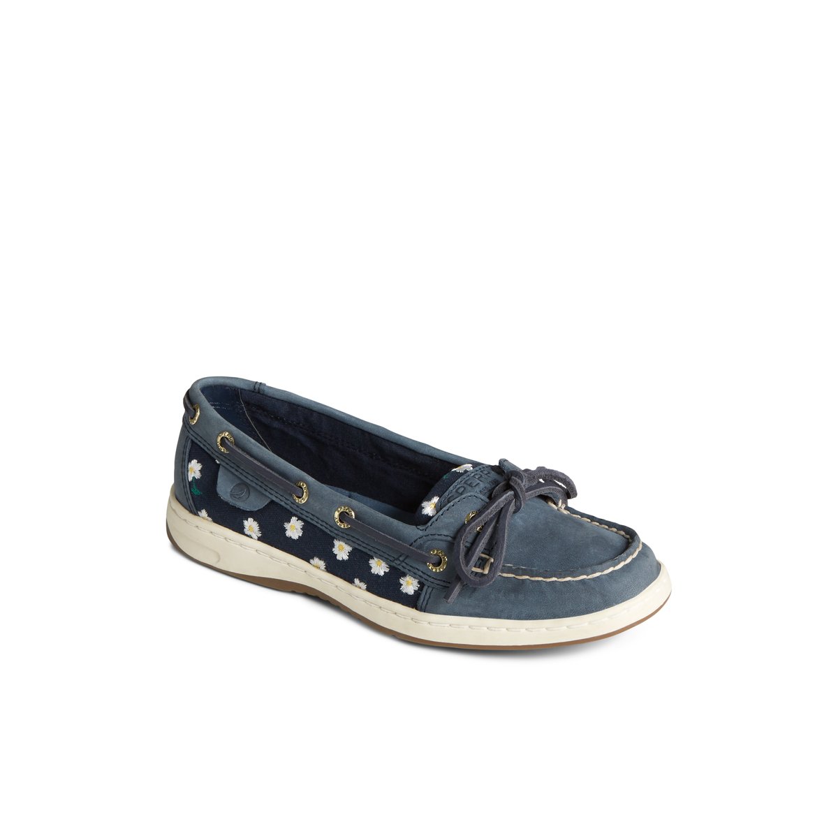 Navy Sperry Angelfish Floral Boat Shoe | 8462-ZYSMP