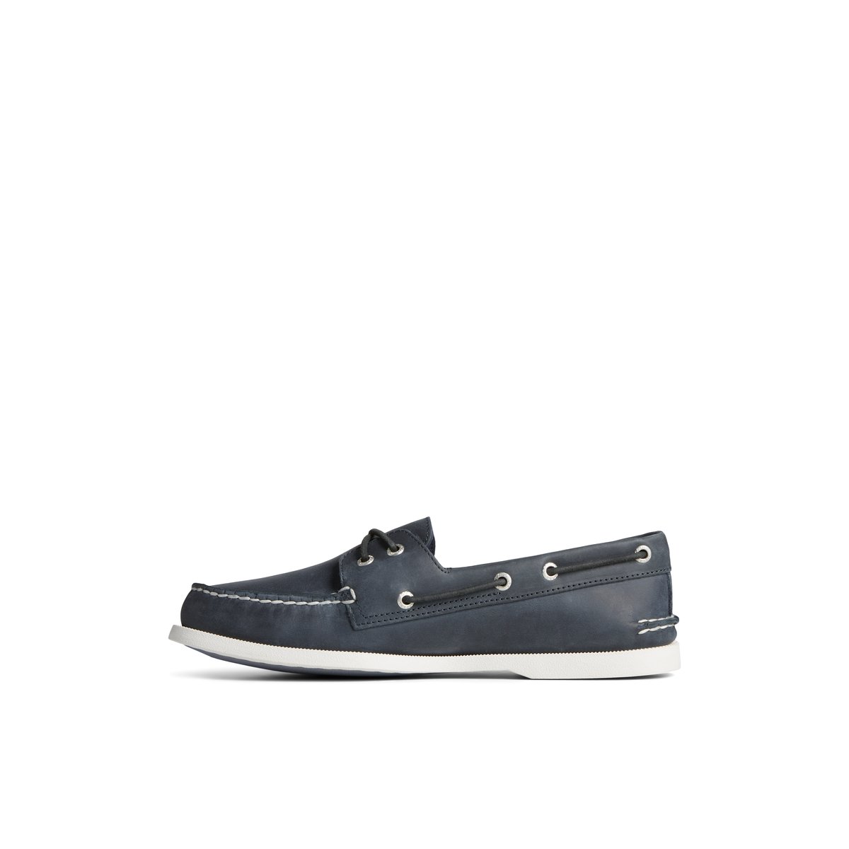 Navy Sperry Authentic Original Cross Lace Boat Shoe | 4652-MZLKN