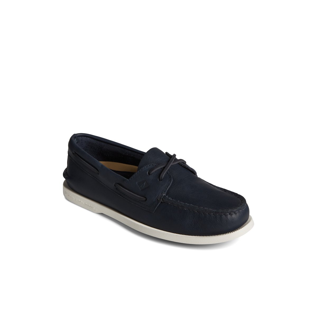 Navy Sperry Authentic Original Cross Lace Boat Shoe | 0678-HOSVQ