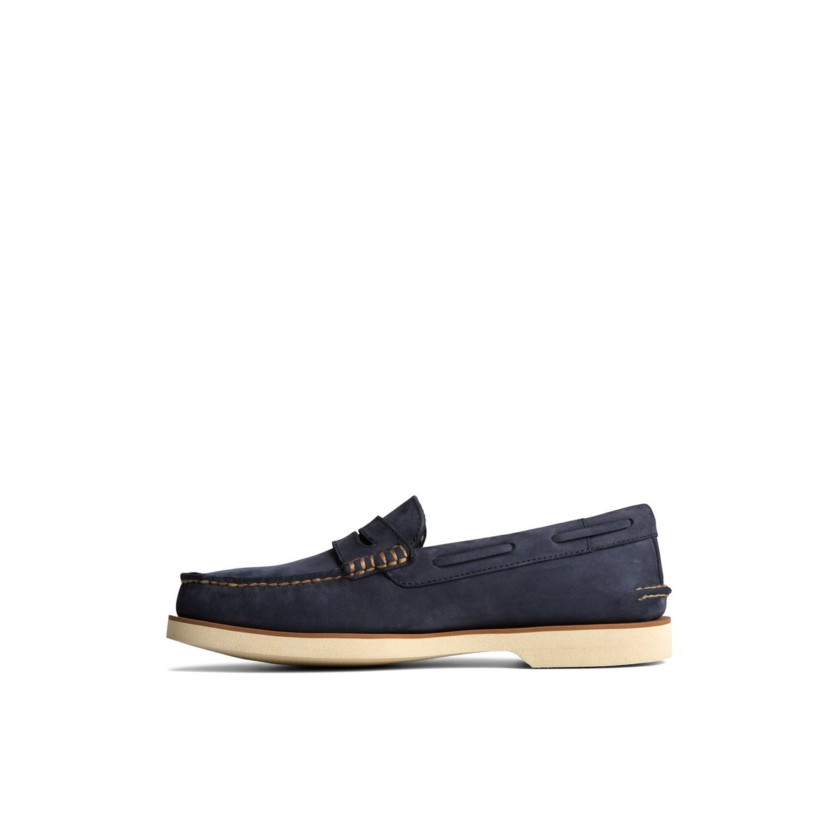 Navy Sperry Authentic Original Double Sole Penny Loafer | 0529-YXVJR