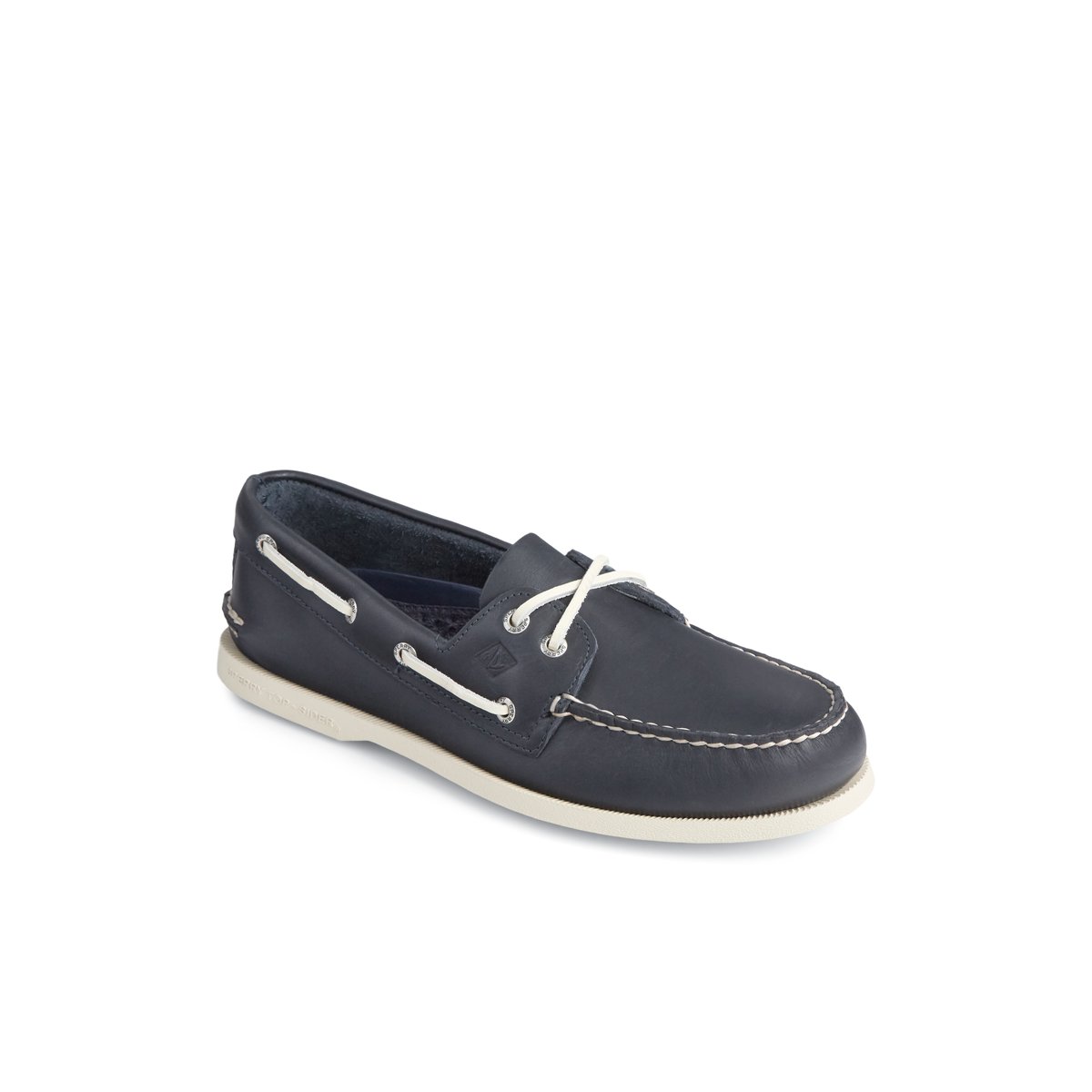 Navy Sperry Authentic Original Leather Boat Shoe | 7418-KXICU