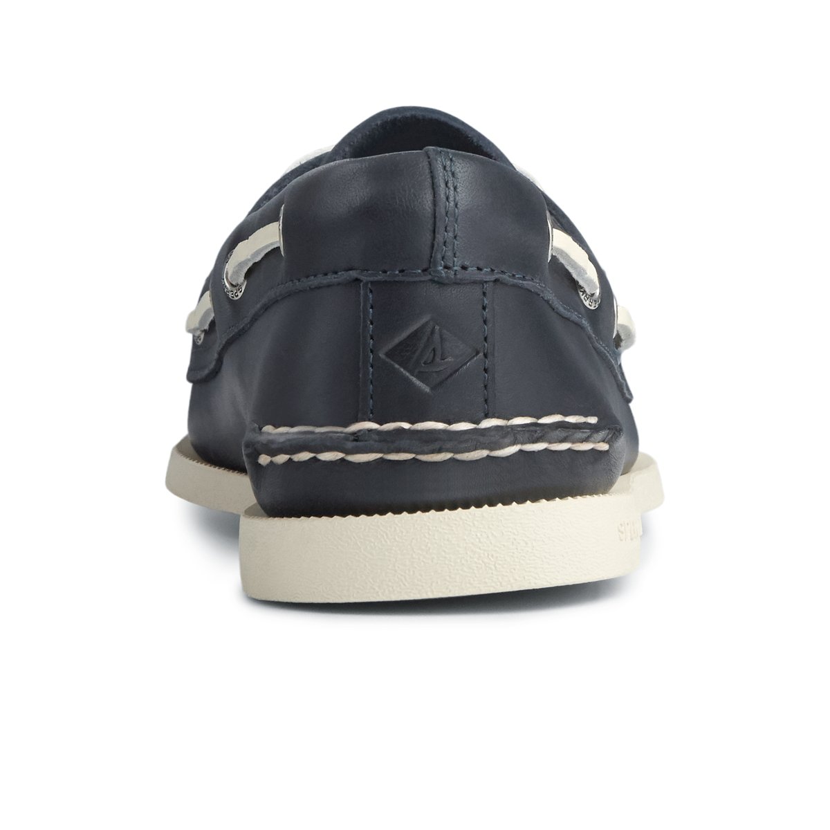 Navy Sperry Authentic Original Leather Boat Shoe | 7418-KXICU