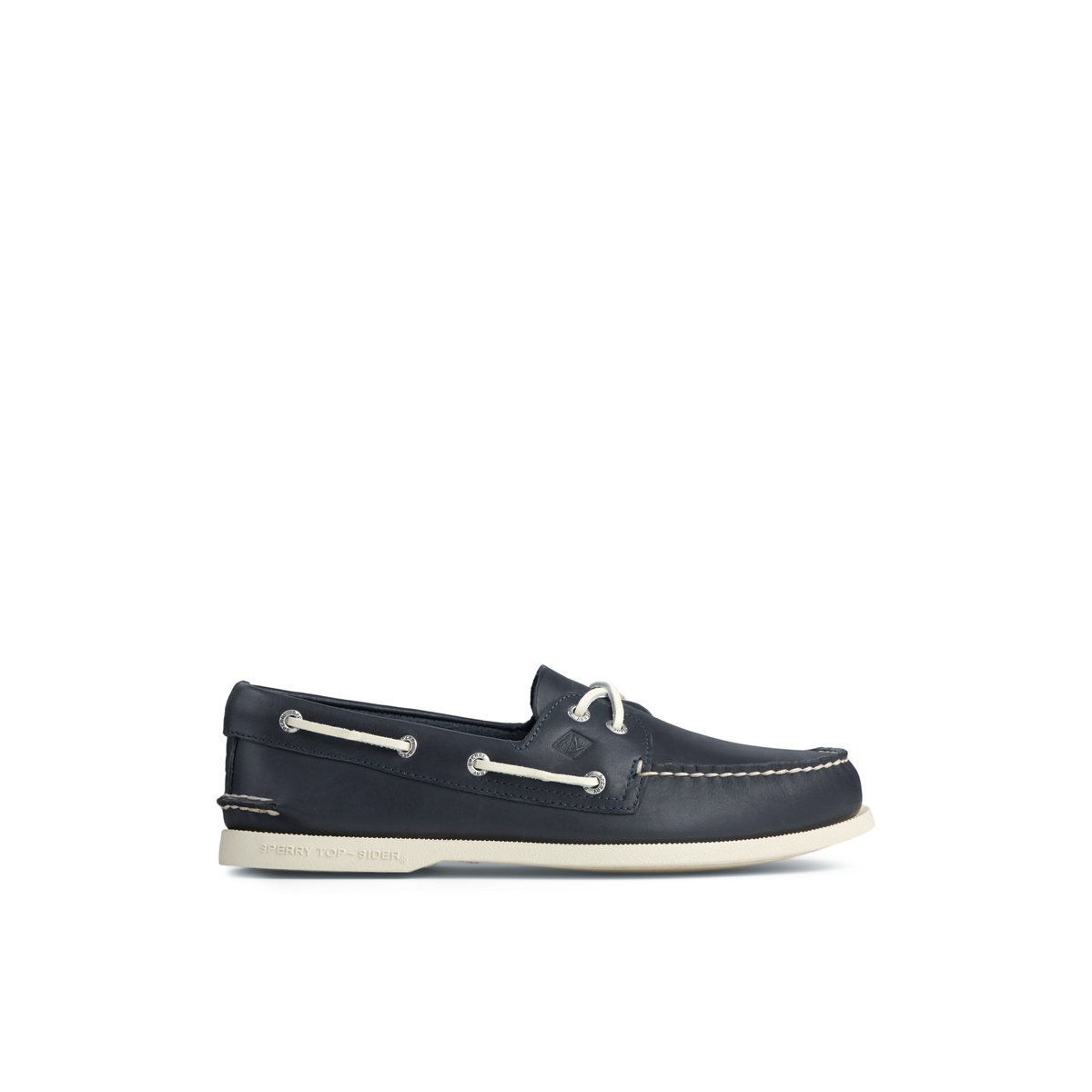 Navy Sperry Authentic Original Leather Boat Shoe | 7418-KXICU