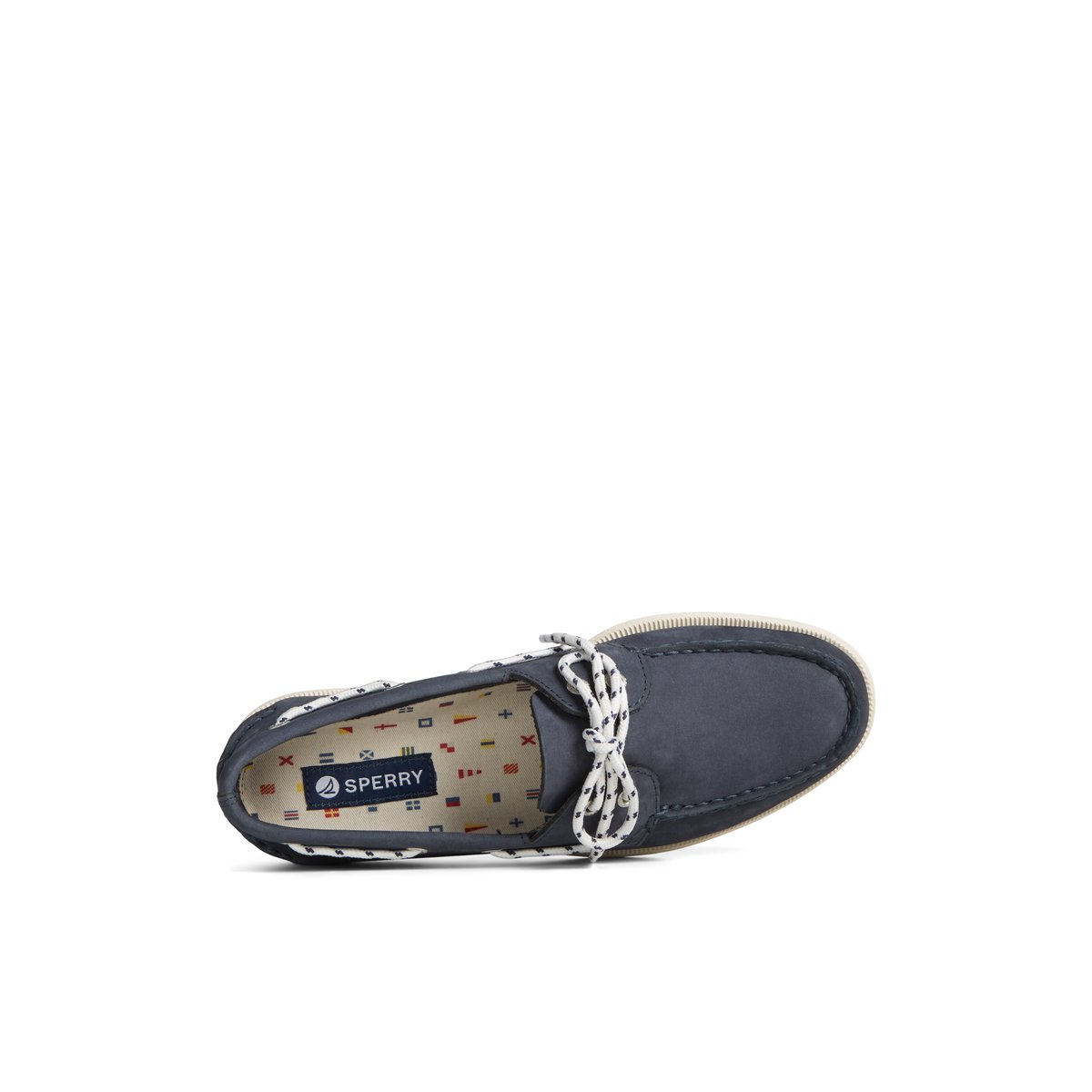 Navy Sperry Authentic Original Nautical Nubuck Boat Shoe | 1748-UZXGI