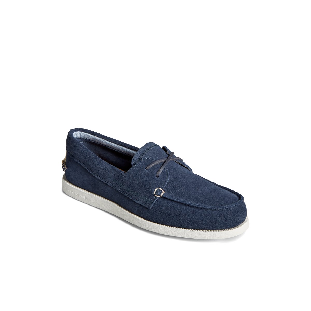 Navy Sperry Authentic Original Sirocco Suede Boat Shoe | 6510-OXGJT