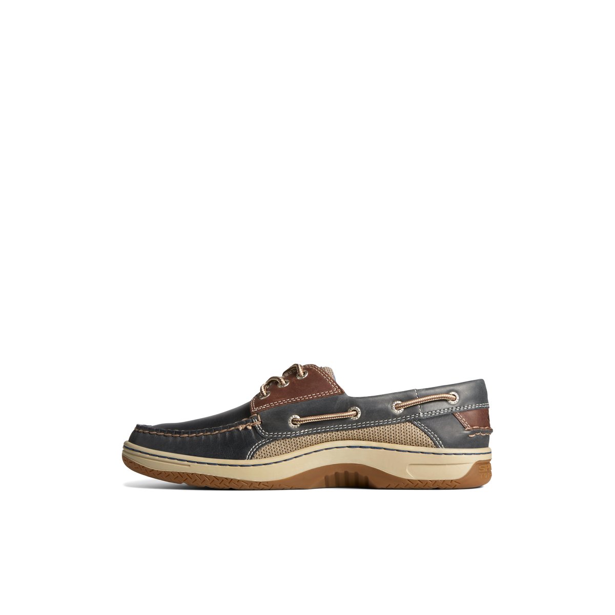 Navy Sperry Billfish 3-Eye Boat Shoe | 8203-VLPBK