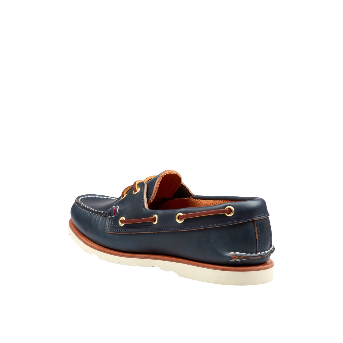 Navy Sperry Gold Cup Authentic Original Handcrafted in Maine Boat Shoe | 6518-JDXYQ