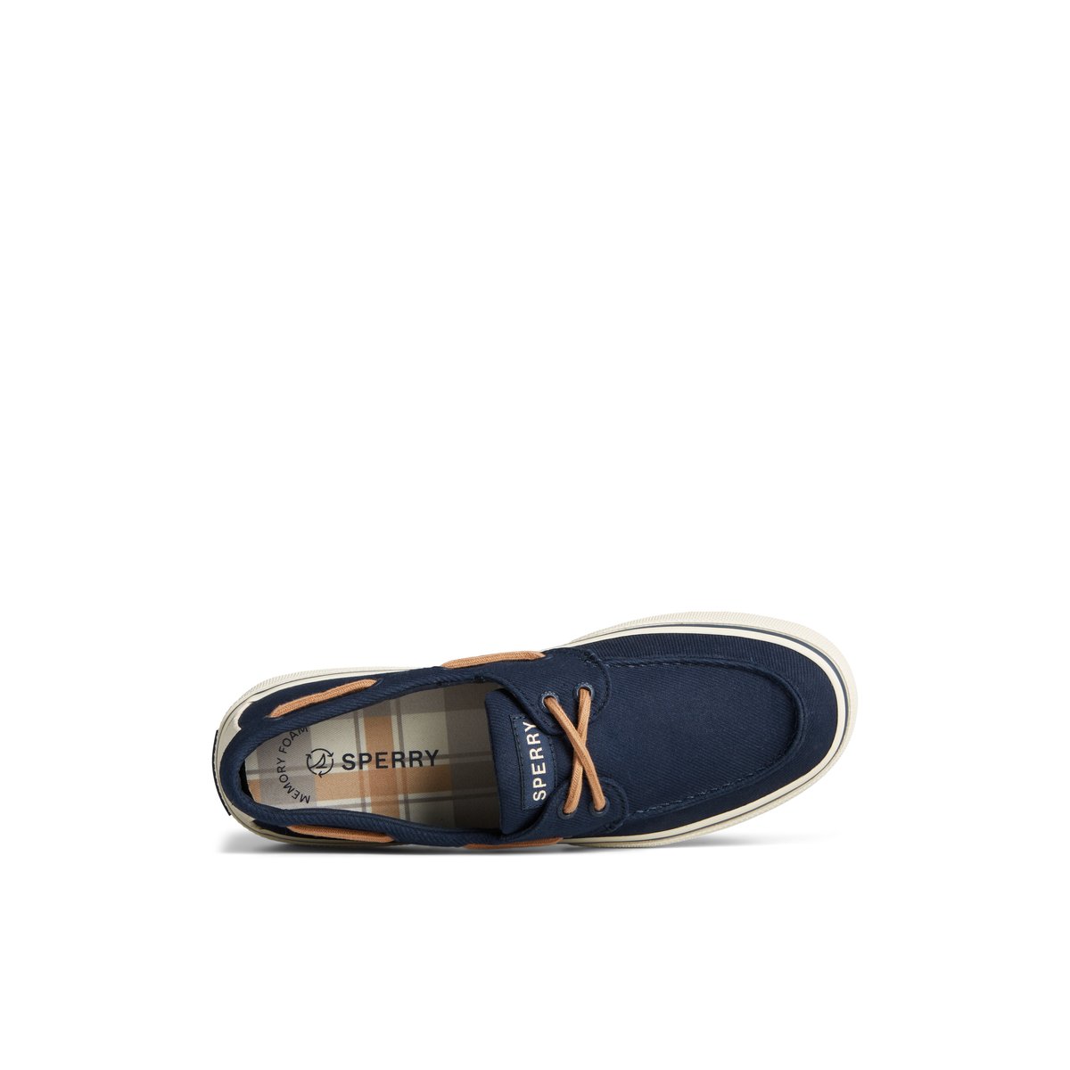 Navy Sperry Halyard 2-Eye Boat Shoe | 3621-GXEVA