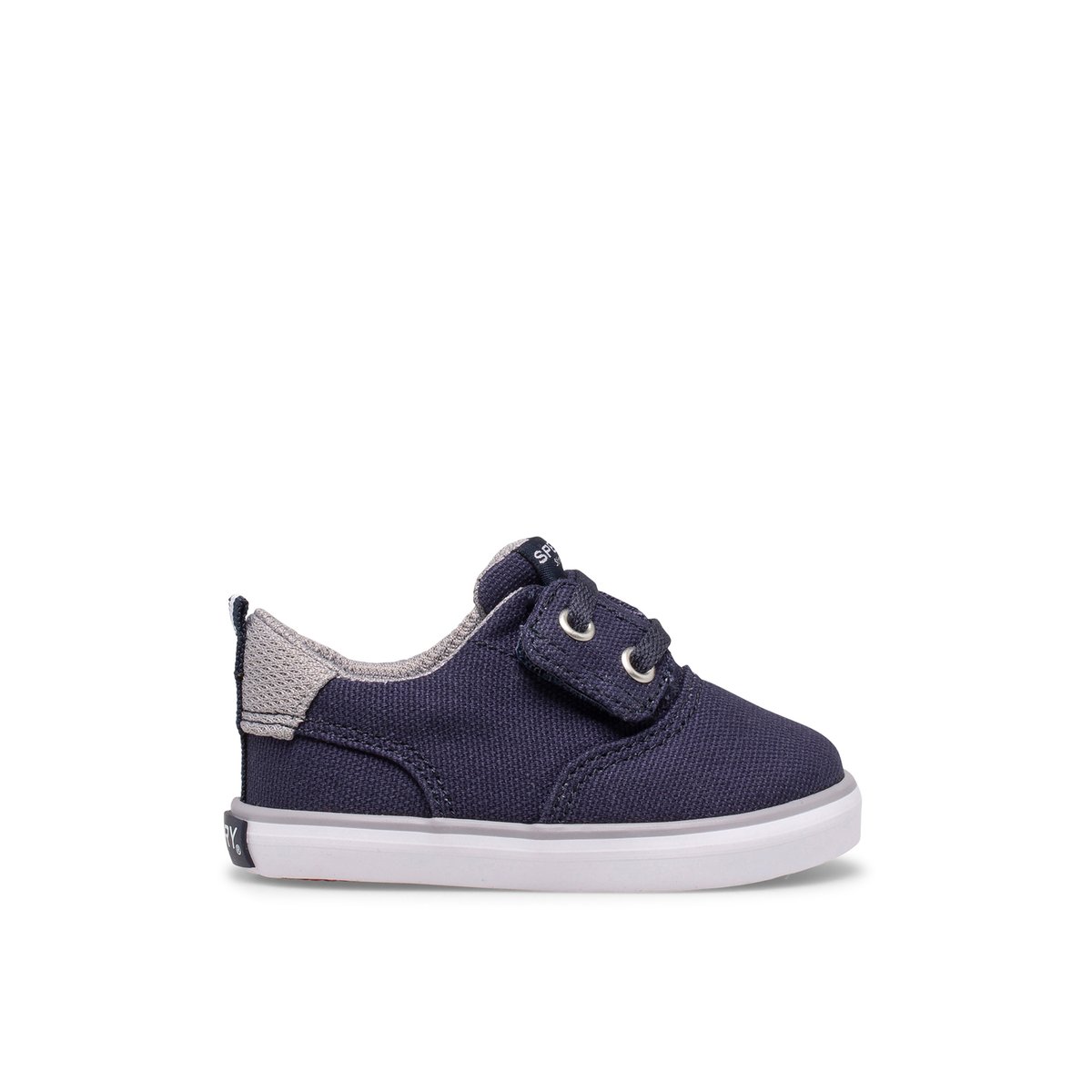 Navy Sperry Spinnaker Crib Junior Washable Sneaker | 6821-VSBHI