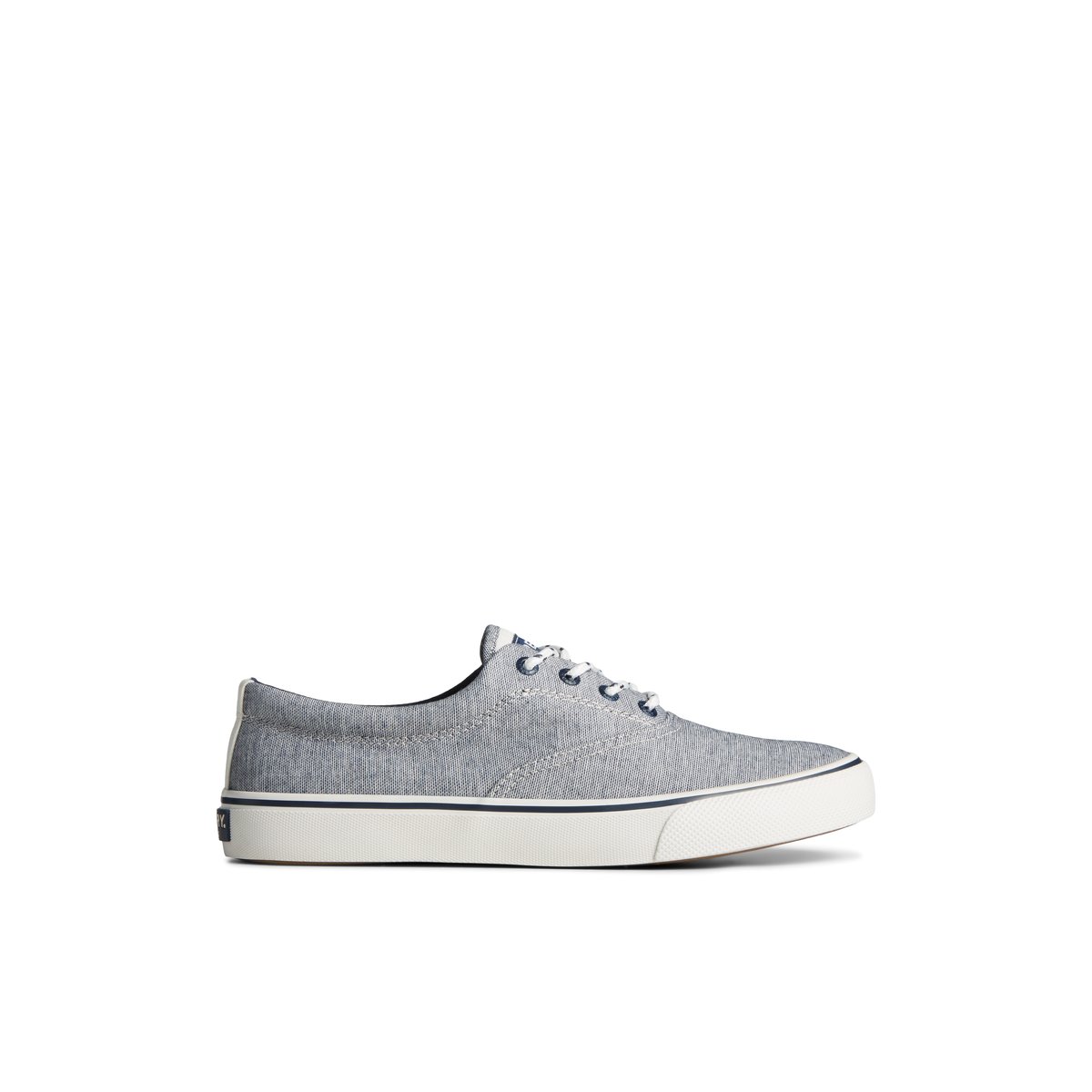 Navy Sperry Striper II Chambray Sneaker | 3076-CONUS