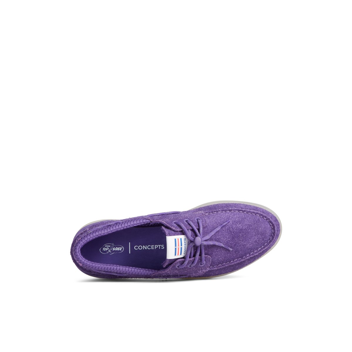 Purple Sperry Concepts Authentic Original 3-Eye Cup Boat Shoe | 4356-ESDZF