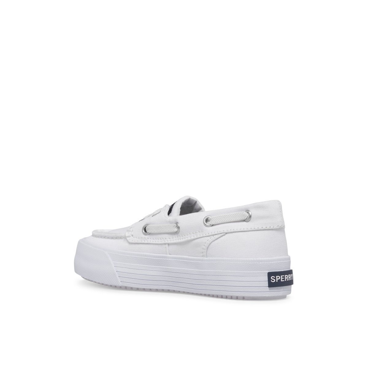 White Sperry Bahama Platform Sneaker | 3087-OAHLW