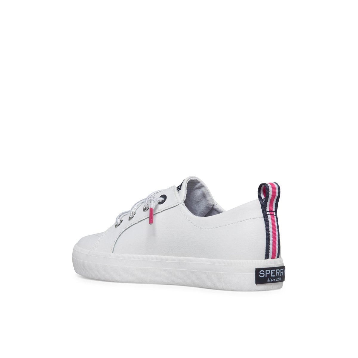 White Sperry Crest Vibe Sneaker | 3049-OYIJT