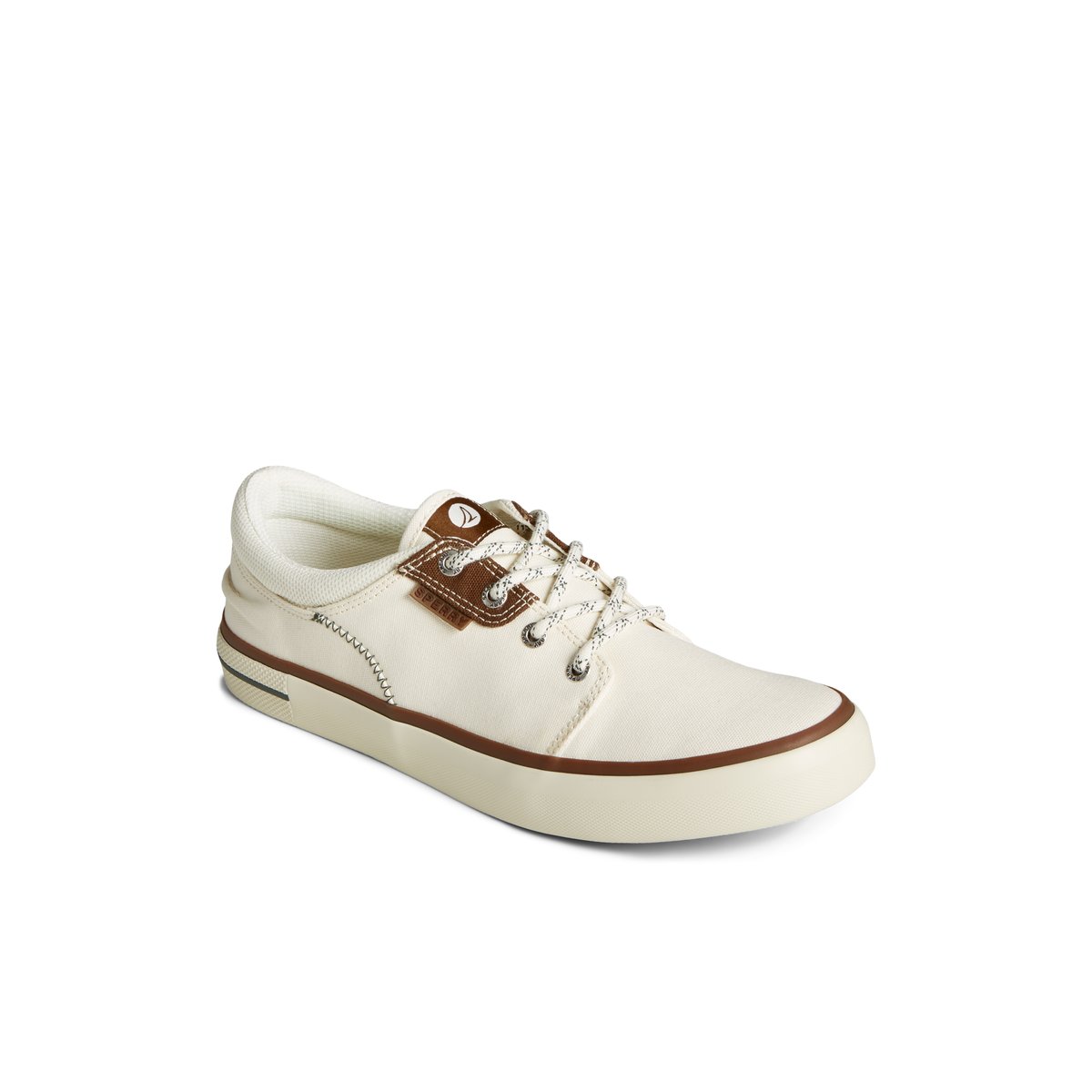 White Sperry Crossjack Sneaker | 8617-ADJZI