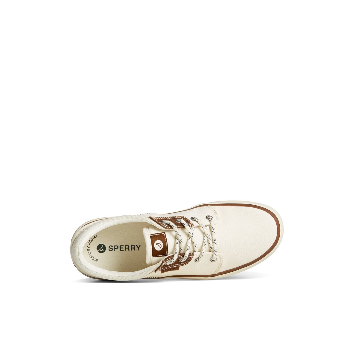 White Sperry Crossjack Sneaker | 8617-ADJZI