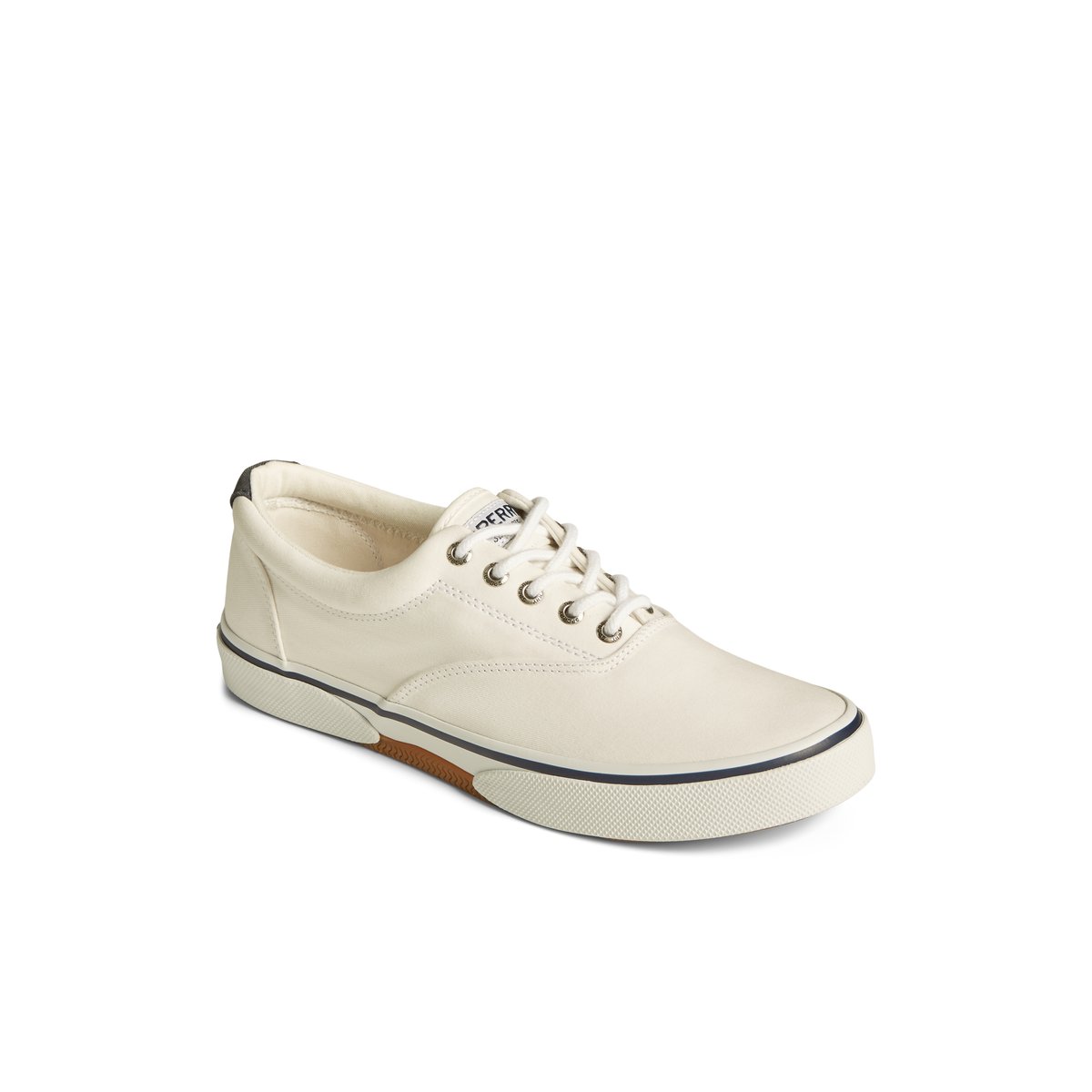 White Sperry Halyard CVO Salt Washed Sneaker | 1952-UTSRN