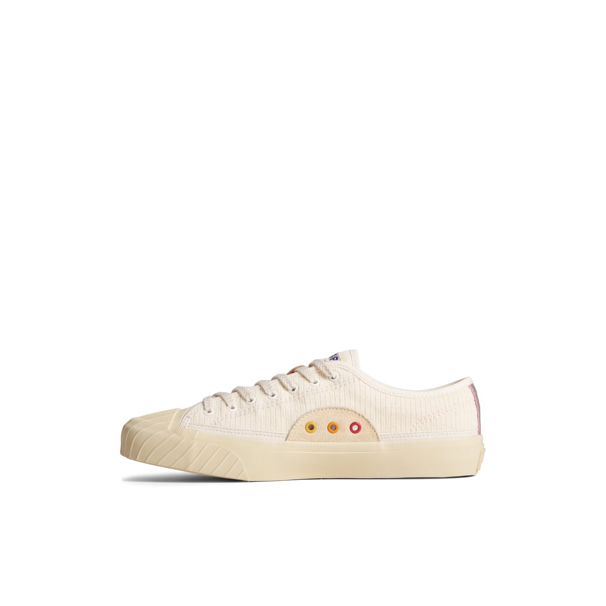 White Sperry Racquet Oxford Pride Sneaker | 0742-JAITZ